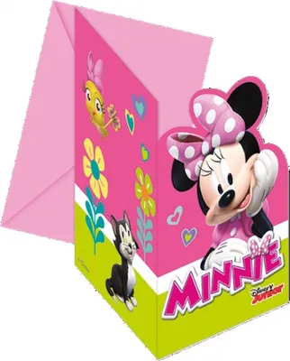 Produktbild von 6 Minnie & Daisy Einladungskarten