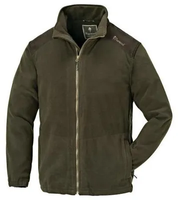 Produktbild von Pinewood Retriever Fleece Jacket Herren (D.Olive/Suede Brown) Größe XXXL