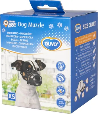 Zdjęcie produktu dla DUVO+ Kaganiec plastikowy XS: Jack Russell, Yorkshire, Terrier, Jamnik, Maltańczyk, 65318987