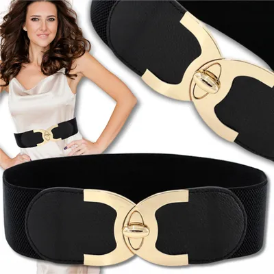 Immagine prodotto di Cintura elastica da donna Fibbia in metallo alla moda