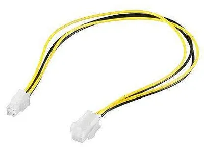 Produktbild von PremiumCord Stromverlängerungskabel P4 (4-polig) 34 cm
