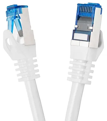 Obrázok produktu pre Ethernetový kábel CAT 7, typ SFTP, dĺžka 0,15 m, biela farba