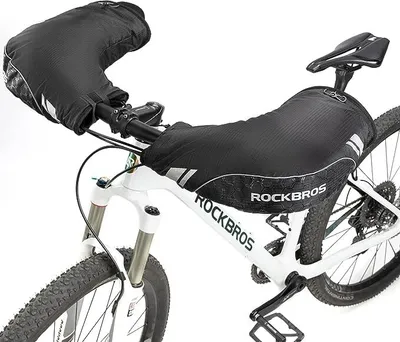 Produktbild von ROCKBROS Lenkerstulpen Lenker Handschuhe für Fahrrad Motorrad Wasserabweisend Reflektierend