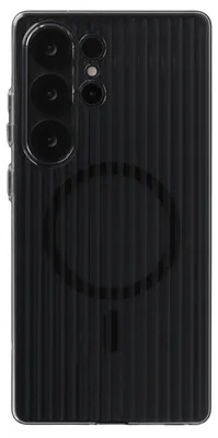 Productafbeelding van Accezz Lite Backcover met MagSafe | Fluted | voor de Samsung Galaxy S25 Ultra - Smokey Clear