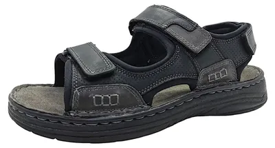 Image de Libelle : Sandales pour hommes, couleur noire, style décontracté