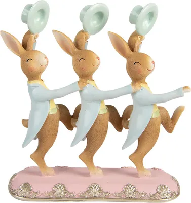 Produktbild von Clayre & Eef Dekorationsfigur Kaninchen 23x8x25 cm Braun Kunststoff