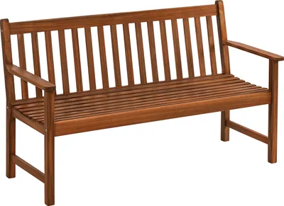 Produktbild von Dehner Gartenbank Mykonos, 3-Sitzer, 150 x 89 x 61.5 cm, FSC®-es Akazienholz, natur