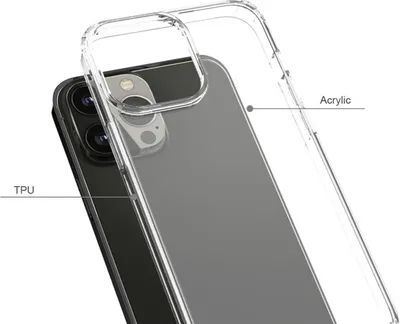 Produktbild von Hülle für Apple iPhone 13 Handyhülle Hybrid Silikon Case Bumper Cover Klar
