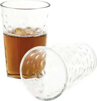Produktbild von Almina 6er Set Teegläser Trinkglas Saftglas Wassergläser-Set aus Glas transparent