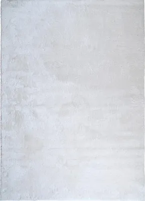 Zdjęcie produktu dla Biały gładki miękki dywan 160x220