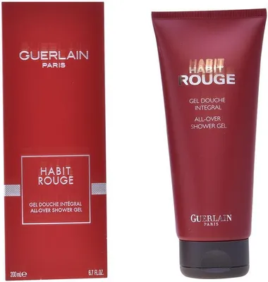 Produktbild von Guerlain Habit Rouge, Duschgel, 200 ml, Erwachsene, Männer, Körper, Orange, Patschuli, Vanille