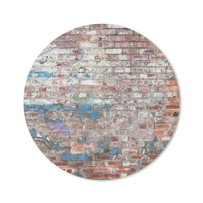 Produktbild von MuchoWow® Mauspad Mousepad Backstein - Straßenkunst - Wand 30x30 cm - Mousepads - Maus Mat - Pad - Mausunterlage - Tischunterlage - Schreibtischmatten