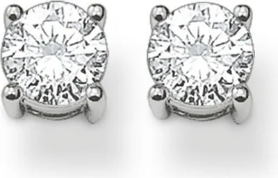 Produktbild von Thomas Sabo H1739-051-14 Ohrstecker Weißer Stein Sterling-Silber