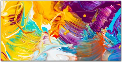Produktbild von Coloray Küchenrückwand 100x50 Spritzschutz aus Glas - Mehrfarben