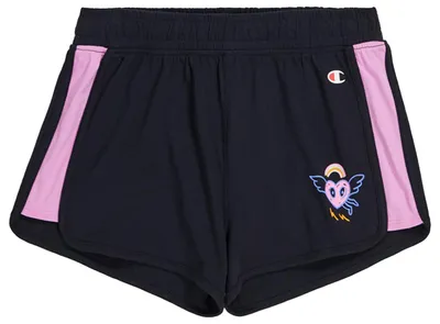 Immagine prodotto di Champion Legacy Summer Graffiti G: pantaloncini grafici a vita regolare, neri/rosa