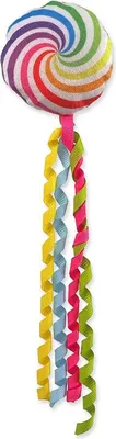 Image de Jouet Magic Cat Rainbow Relax : un petit cercle bruissant avec une figurine de chat arc-en-ciel, diamètre 7 cm