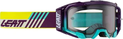 Produktbild von LEATT Velocity 5.5 Motocross Brille Indigo Violett Getönte Linse 58%