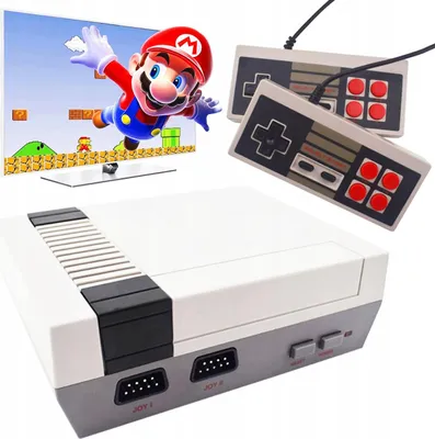 Produktbild von Retro TV Spielkonsole mit 620 Klassikern und 2 Controllern – Plug & Play für die ganze Familie