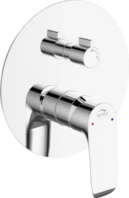 Produktbild von Unterputz-Brausearmatur mit Umstellventil, Unterputzduscharmatur chrom