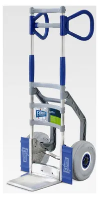 Produktbild von Klappbare Alu Profi-Sackkarre / 120kg / pannensichere Vollgummireifen / Schaufel L 24,5 x B 22 cm