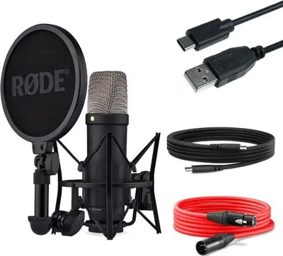 Produktbild von Rode NT1 5th Generation Mikrofon Schwarz + USB-Kabel