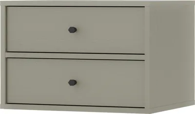Produktbild von Masseno Nachttisch TORINO Nachtschrank Beistelltisch für Schlafzimmer 51,8 x 35 x 40,8 cm Hellgrün
