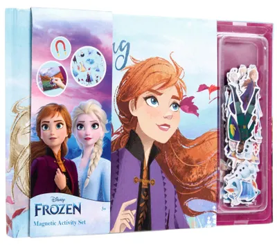 Produktbild von Disney Frozen Magnetbuch, Magnetisches Aktivitäts-Set, 40 Magnete, Interaktives Spiel, Kreativer Spielspaß, Ideal für Unterwegs (FR24358)