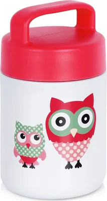 Zdjęcie produktu dla Orion | Termos - Sowa - 450 ml - Stal nierdzewna - Termos dla dzieci - Pojemnik na żywność dla dzieci