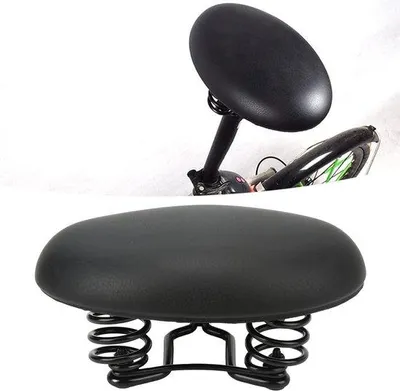 Image de Selle de vélo ergonomique pour femmes et hommes, dotée d'un système d'amortissement.