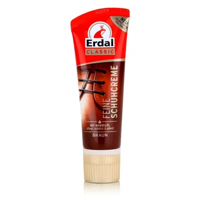 A tube of Erdal Classic Feine Schuhcreme in Braun (brown).