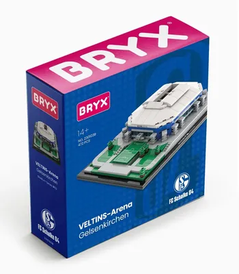 Produktbild von BRYX VELTINS-Arena Stadion Modell 470 Teile Klemmbausteine FC Schalke 04 Fußball 230103