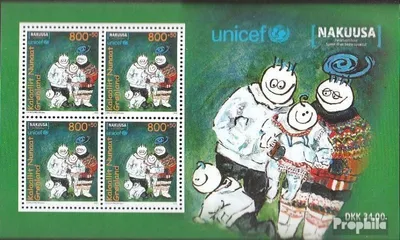 Produktbild von Briefmarken Dänemark - Grönland 2012 Mi Block57 (kompl.Ausg.) postfrisch Kinder und Jugendliche