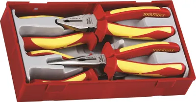 Zdjęcie produktu dla 4-Elementowy Zestaw Szczypiec 1000 V Teng Tools Ttv440