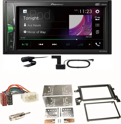 Produktbild von Pioneer DMH-A3300DAB Bluetooth MP3 DAB+ USB Einbauset für Suzuki Grand Vitara JT