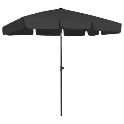 Produktbild von Strandschirm Schwarz 200x125 cm