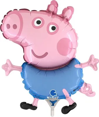 Produktbild von Peppa Pig George Geburtstagsfolienballon 35cm