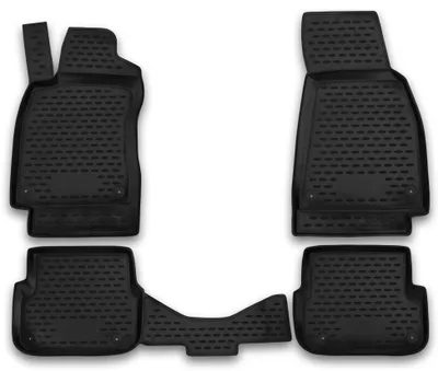 Produktbild von AD Tuning Gummi Fußmatten Set für Audi A6 Typ 4F, Bj. 6/2006-2011 (Limo + Avant)
