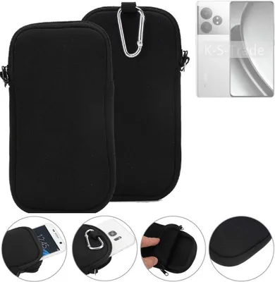 Produktbild von K-S-Trade Neopren-Hülle Handyhülle kompatibel mit Realme GT Neo 6 Schutzhülle Neoprenhülle Sleeve Schutz-Hülle Gürtel Tasche Case Holster