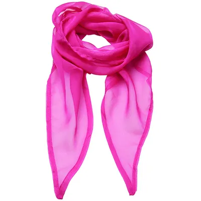 Produktbild von Premier Workwear PR740 | Schal Women`s Colour Chiffon Scarf - 98 x 16,5 cm - Farbe: Fuchsia (ca. Pantone 219) - Größe: 98 x 16,5 cm