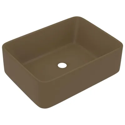Obrázek produktu pro vidaXL umyvadlo Matt Cream 41x30x12 cm Keramika