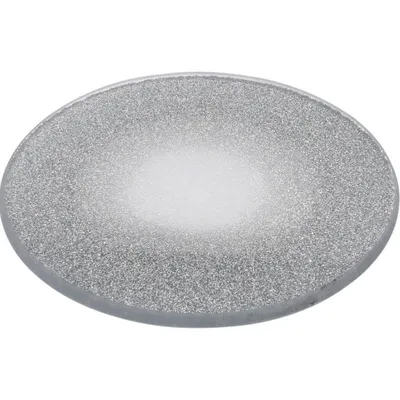 Produktbild von H&S Decoration Kerzenteller Glas silber 20cm Modern Glamour Deko