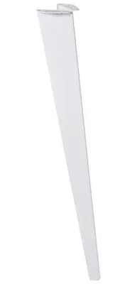 Immagine prodotto di Gamba del tavolo moderna in acciaio bianco 720 mm - Per pezzo