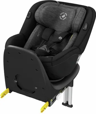 Produktbild von Maxi-Cosi Mica, 360° drehbarer i-Size Kindersitz inkl. ISOFIX Basis, G-CELL Seitenschutz, nutzbar ab der Geburt bis ca. 4 Jahre, Authentic Black