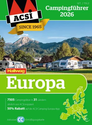 Produktbild von ACSI Campingführer Europa 2026