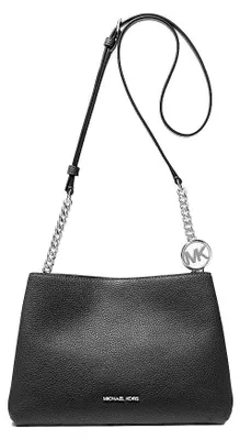 Produktbild von Michael Kors Christina Small Pebbled Leather Crossbody Bag Black