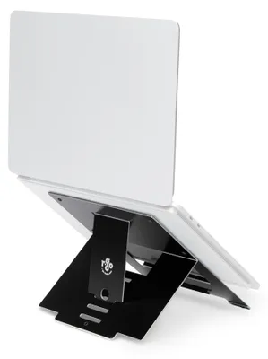 Produktbild von R-Go Riser Flexibler Laptop-Ständer (Schwarz)