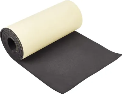 Produktbild von Schwarze selbstklebende Rolle aus EVA-Schaum, 2 m x 30,5 cm, 5 mm dick - für Scrapbooking, Cosplay und mehr!
