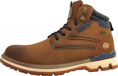 Immagine prodotto di Scarpe da uomo Dockers by Gerli, stivaletti stringati, color marrone, casual