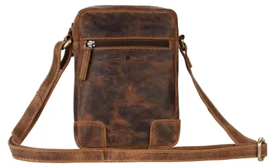 Image de GREENBURRY sac à épaule bandoulière Vintage Crossbody Bag Brown brun