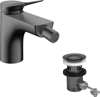 Produktbild von hansgrohe Vivenis Einhebel-Bidetmischer mit Zugstangen-Ablaufgarnitur, Ausladung 130mm, 75200340